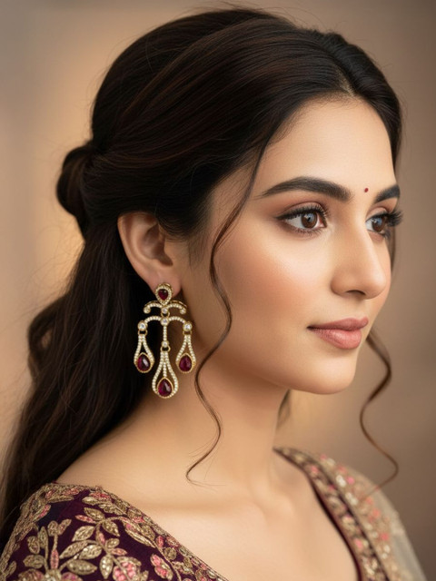 SHONA'S STYLE Geometric Drop Earrings - Image 3