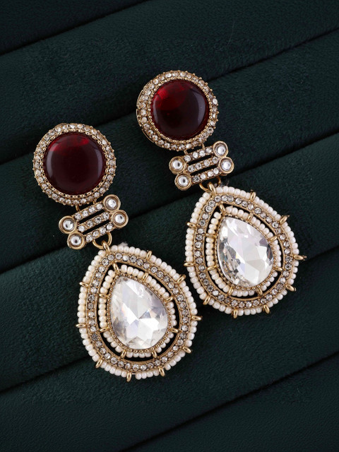 SHONA'S STYLE Teardrop Shaped Drop Earrings - Image 3