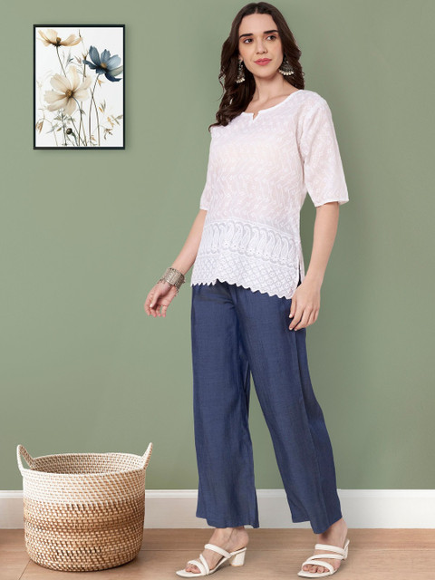 BABRU Wide Leg Palazzos