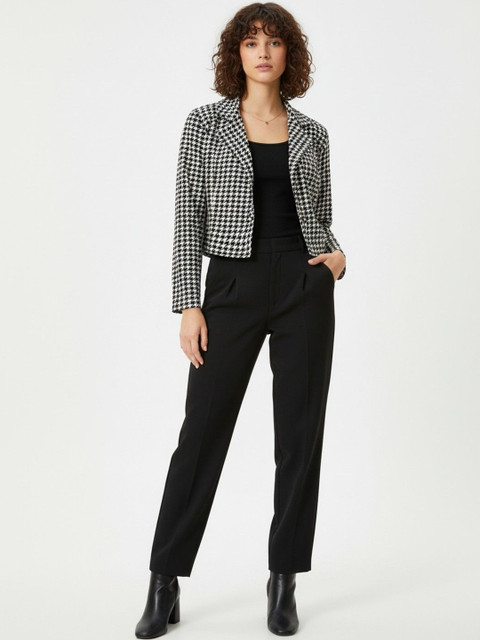 glitchez Checked Single-Breasted Blazers - Image 4