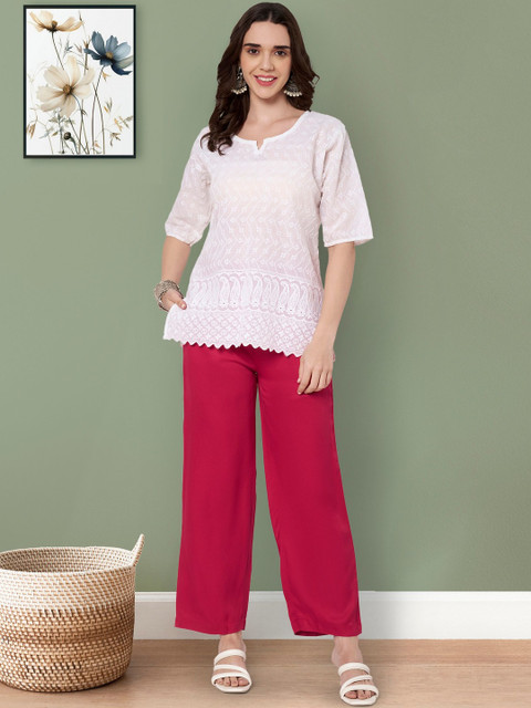 BABRU Wide Leg Palazzos