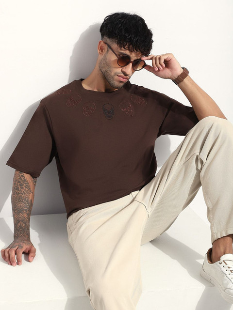 Difference of Opinion Mens Oversized Embroidery Tshirt