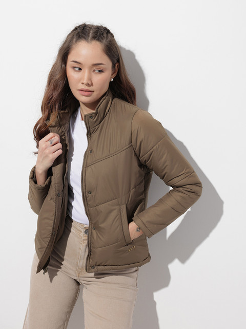 The Roadster Life Co. Mock Collar Padded Jacket