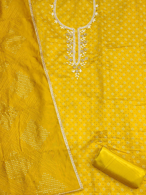 Panzora Embroidered Unstitched Dress Material