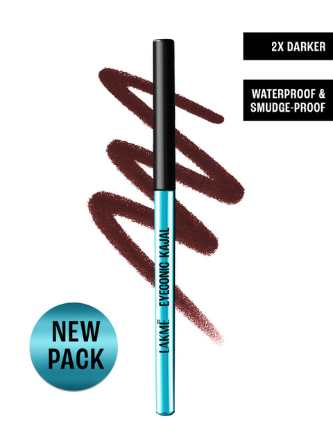 Lakme 9-5 Eyeconic Smudgeproof Waterproof Lasts Upto 24H Kajal 0.35 g - Classic Brown