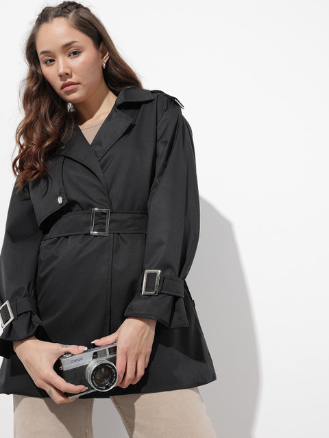 The Roadster Life Co. Notched Lapel Trench Coat
