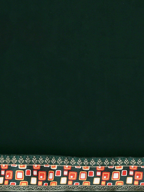 SANISA Mirror Work Poly Georgette Designer Saree - Image 6