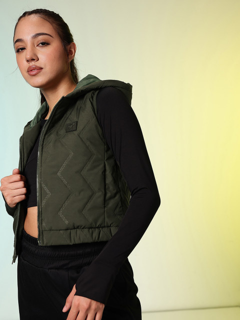 HRX by Hrithik Roshan Crop Running Padded Jacket