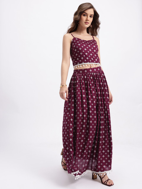 fusion by glitchez Floral Printed Co-Ords Sets