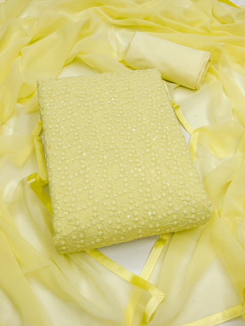 Nayanthara Trends Embroidered Unstitched Dress Material