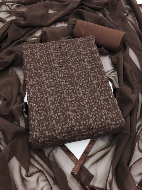 Nayanthara Trends Embroidered Unstitched Dress Material