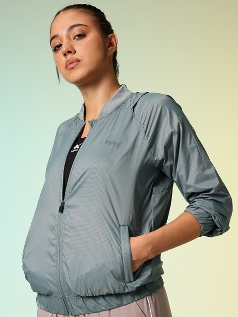 HRX by Hrithik Roshan Checked Running Sporty Jacket