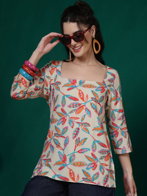 Anouk Rustic Print Top