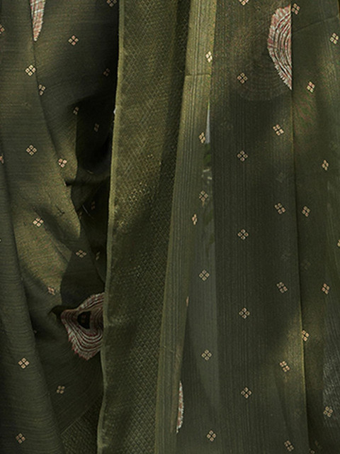 SANISA Ethnic Motifs Poly Chiffon Designer Saree - Image 6