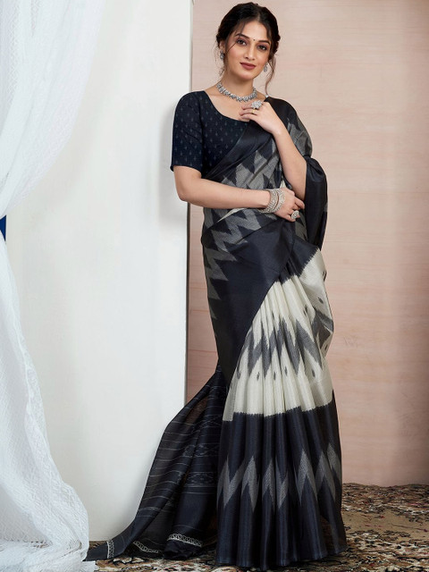 SANISA Woven Design Saree