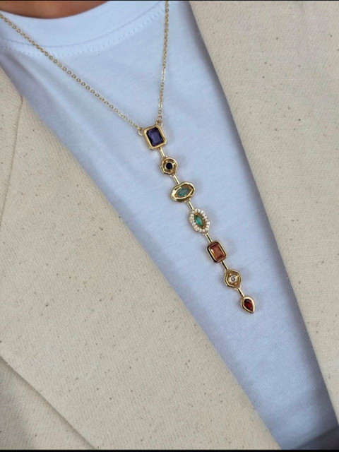 ANJNI CREATION Gold-Plated Antique Necklace - Image 4