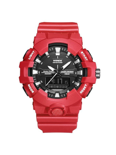 WEIDE Unisex Dial & Straps Analogue and Digital Stopwatch Watch WA8005-6C
