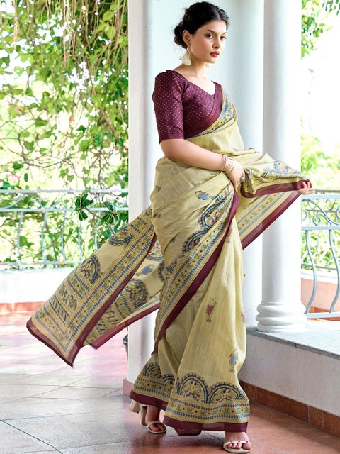SANISA Ethnic Motifs Saree - Image 2