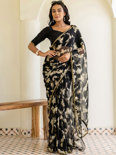 SANISA Poly Chiffon Designer Saree
