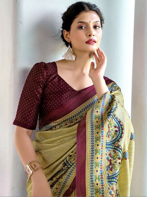 SANISA Ethnic Motifs Saree - Image 4