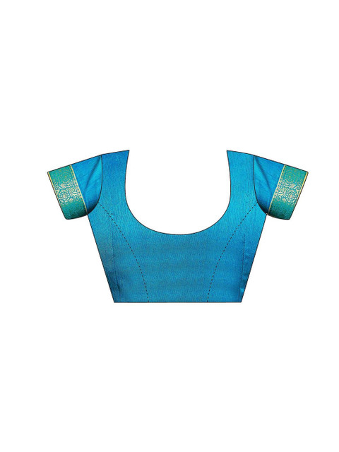 SANISA Bandhani Poly Chiffon Saree - Image 7