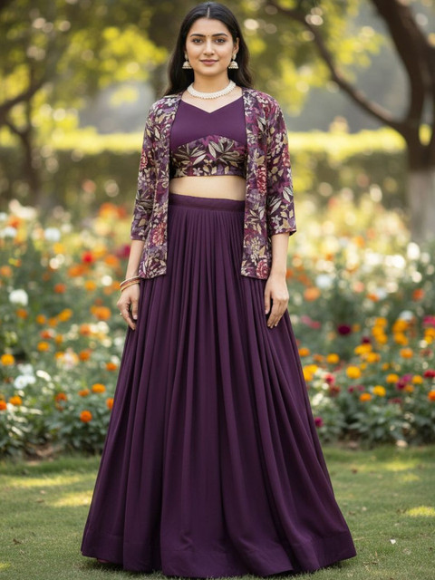GROOTINN Printed Ready to Wear Lehenga &