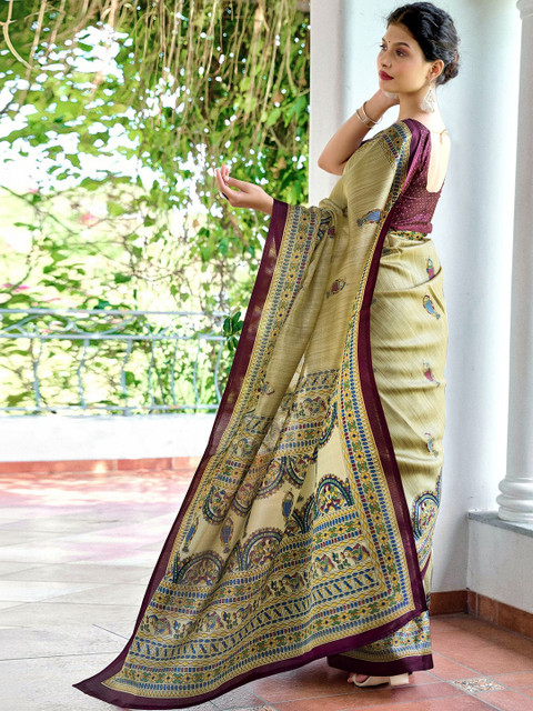 SANISA Ethnic Motifs Saree - Image 5