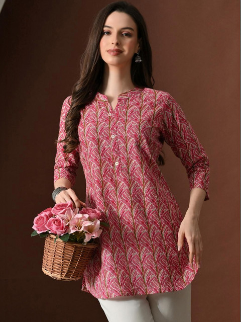 Anouk Rustic Ethnic Motifs Printed Pure Cotton Kurti