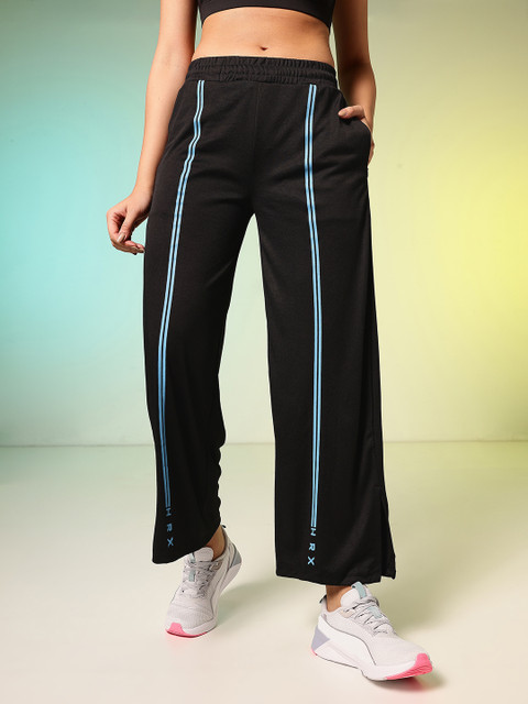 HRX by Hrithik Roshan Women Striped Training Track Pants