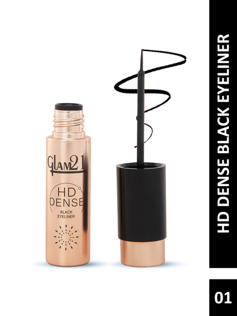 GLAM21 HD Dense Smudge Proof Eyeliner 6 ml - Black 01