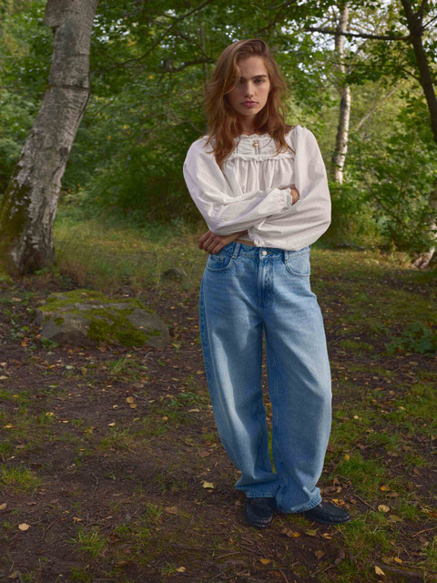 H&M Barrel High Jeans