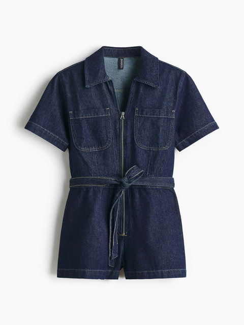 H&M Denim Playsuit
