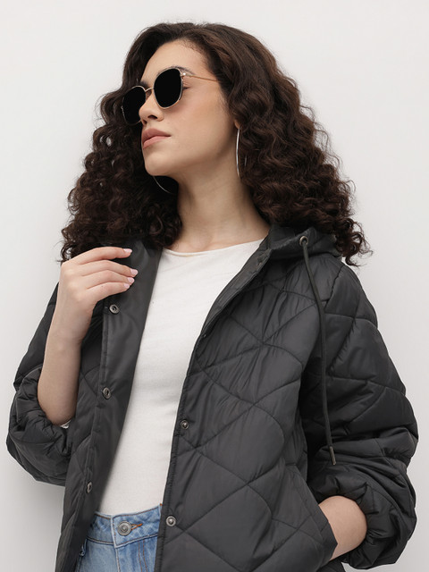 The Roadster Life Co. Hooded Quilted Jacket