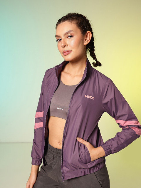 HRX by Hrithik Roshan Mock Collar Tailored Jacket