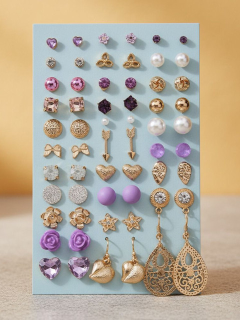 DressBerry Geometric Studs Earrings