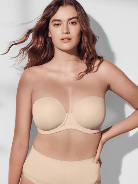 Wacoal Plus Size Nude-Coloured T-shirt Bra 854119-NN-38DD