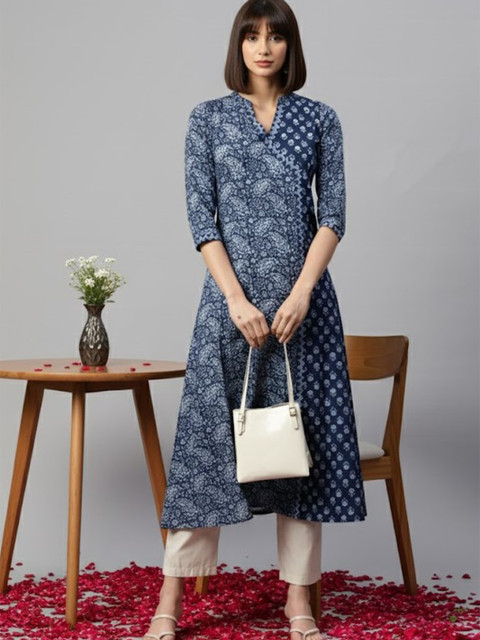 GULMEHAK Women Ethnic Motifs Printed Floral Kurta