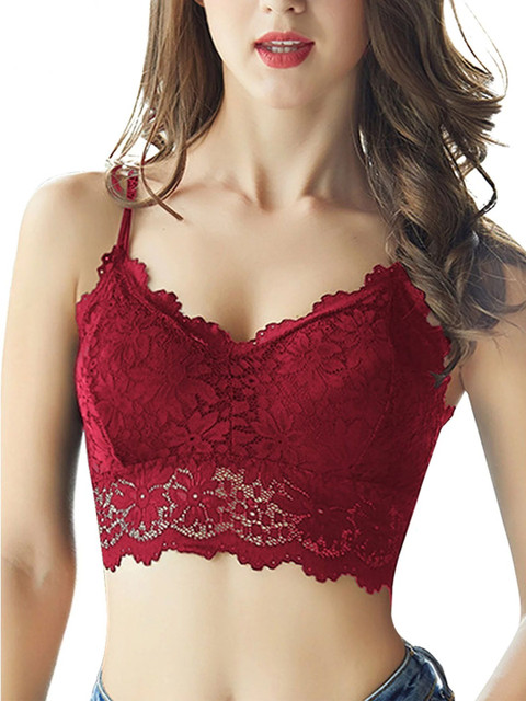 THE FASHION STORE JRD Bralette Bra Full Coverage Lightly Padded