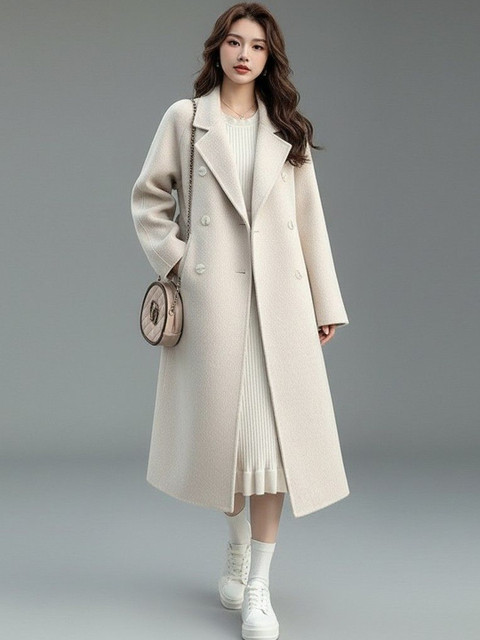 Mast & Harbour Notch Lapel Overcoat