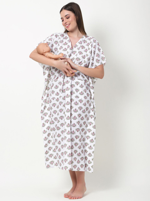 Noty Printed Nightdress