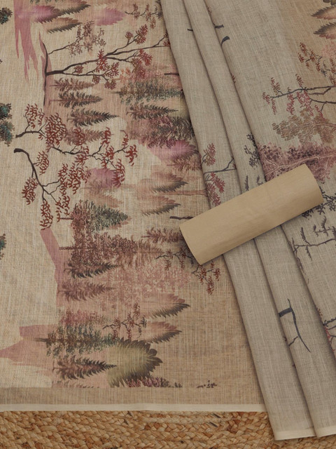 Soch Embroidered Linen Unstitched Dress Material - Image 3
