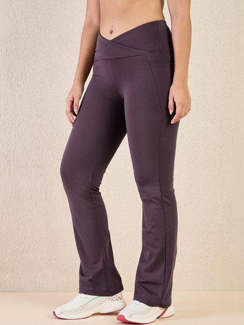 COLOR CAPITAL Women Mid Rise Flared Tights