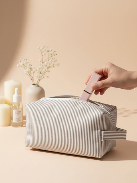 EcoRight Unisex Striped Waterproof Pouch Travel Accessory