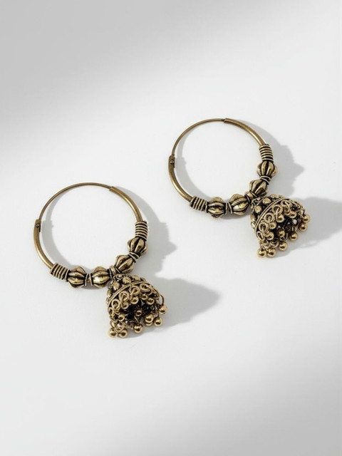 NVR Circular Jhumkas Earrings - Image 4