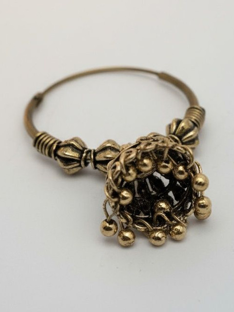 NVR Circular Jhumkas Earrings - Image 5