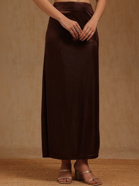 Soch Women High-Rise Drawstring Saree Shapewear