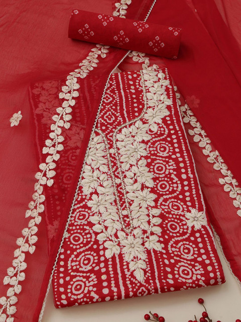 Soch Embroidered Pure Cotton Unstitched Dress Material