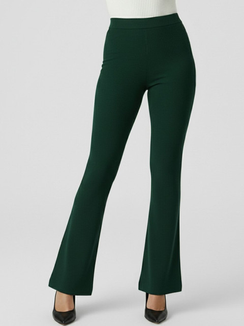 Plus Size Women Comfort Wrinkle Free Trousers