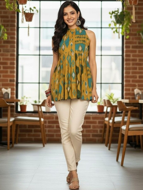 SZN Print Cotton Top