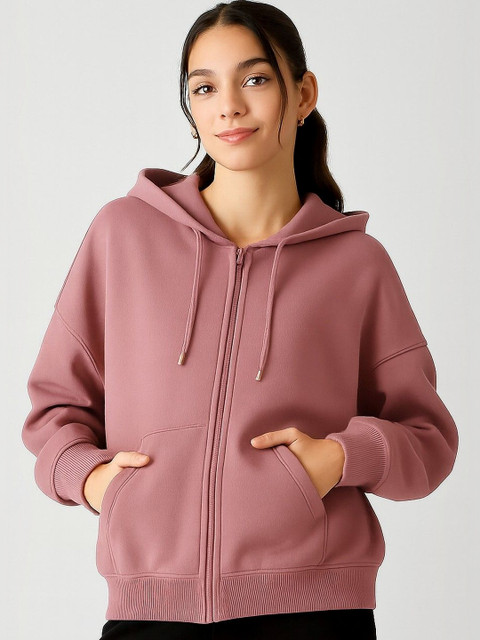 ADBUCKS Women Hooded Sweatshirt